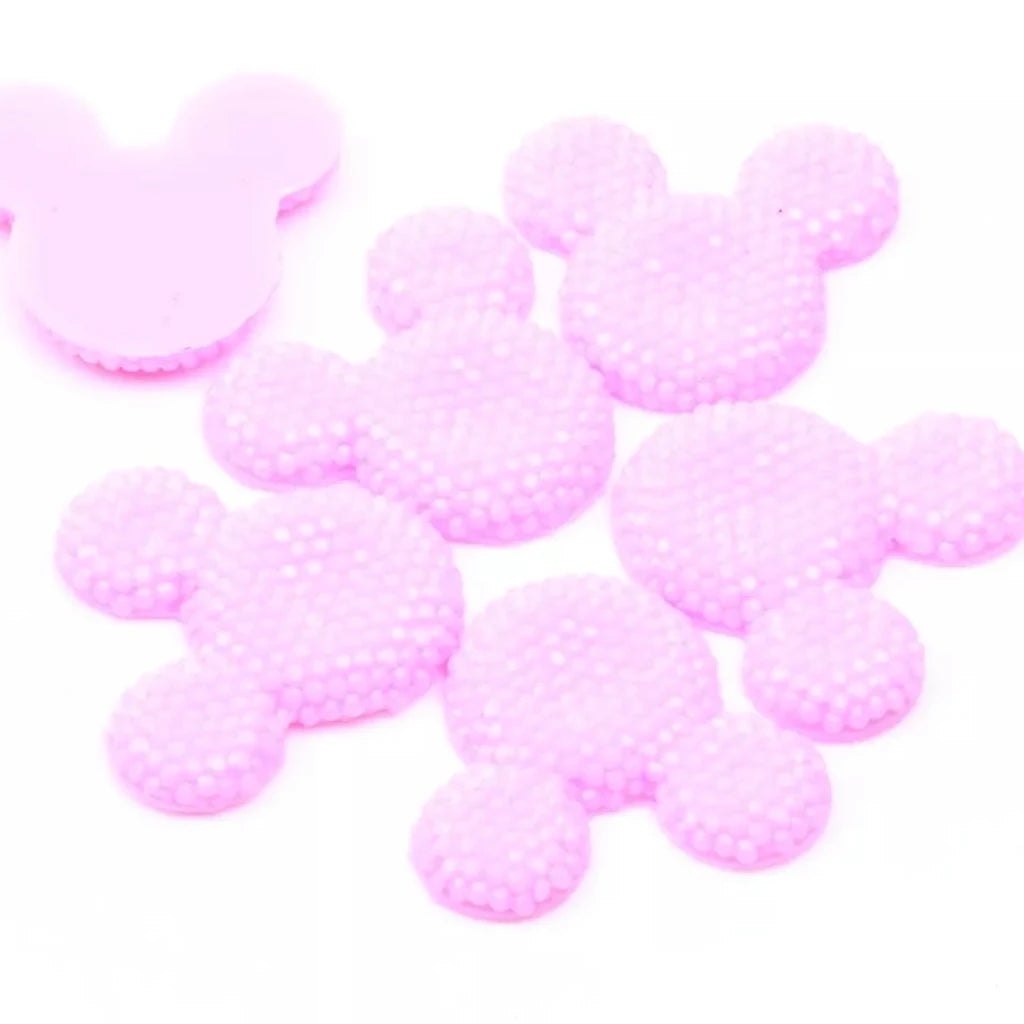 clip resina glitter mickey