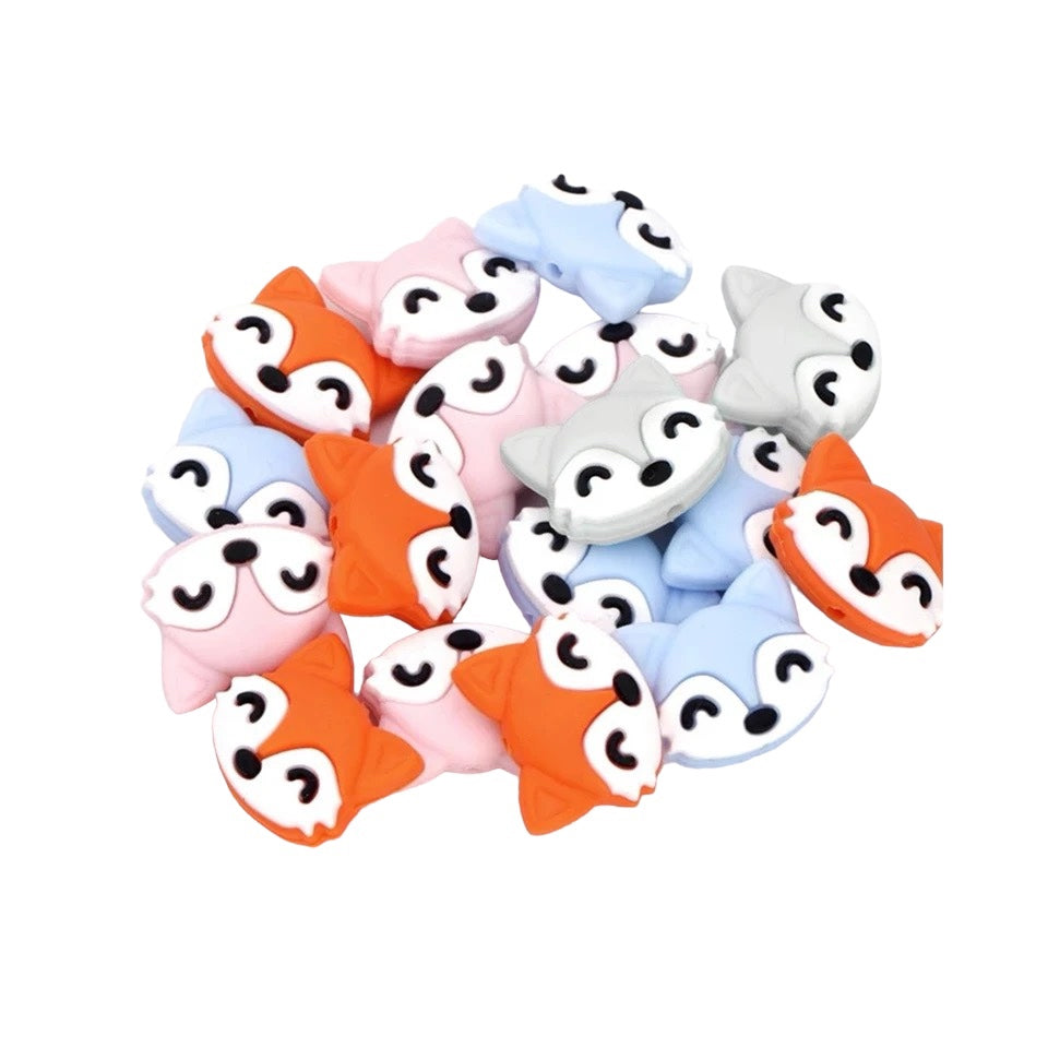 figura silicone volpe viso