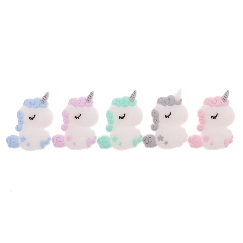figura silicone unicorno profilo