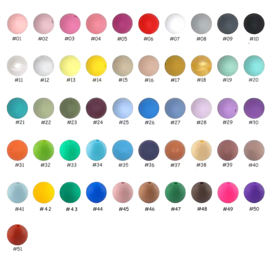 perline silicone 12mm