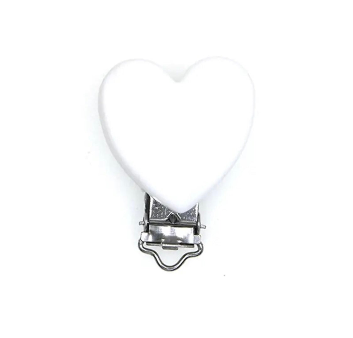 clip silicone a cuore