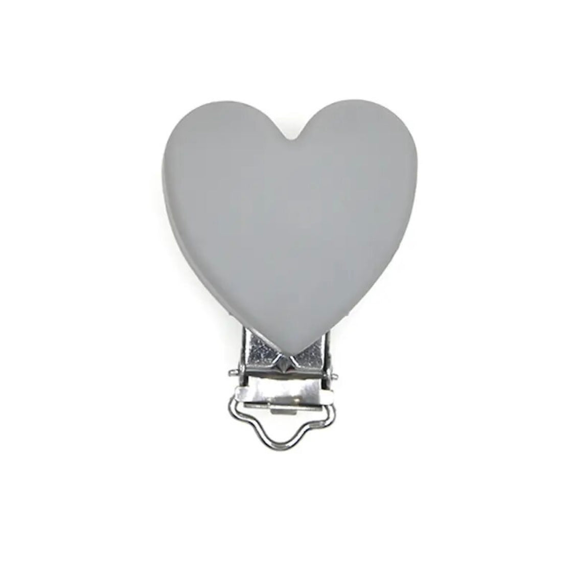 clip silicone a cuore