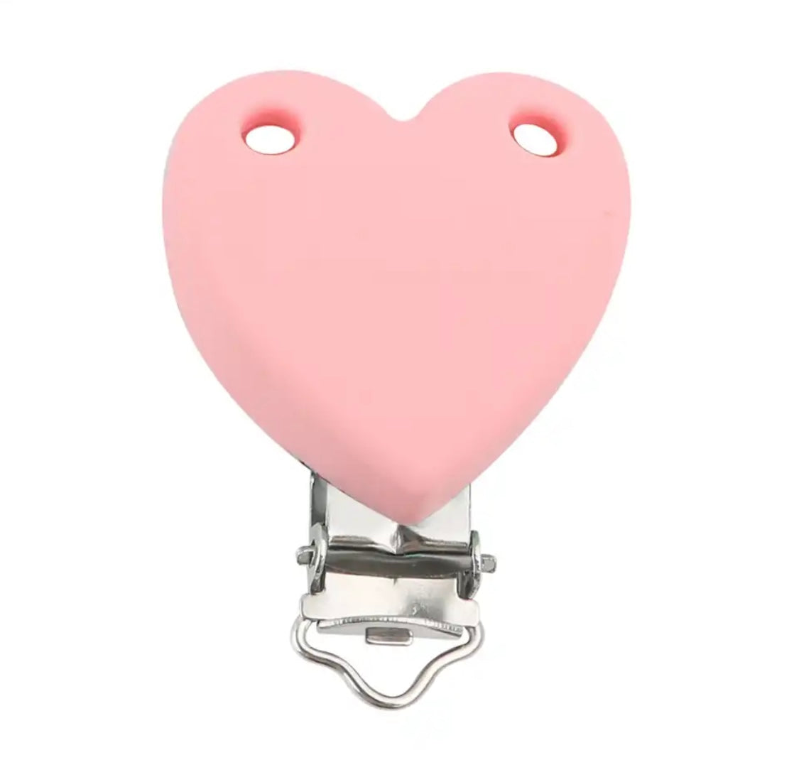 clip silicone a cuore