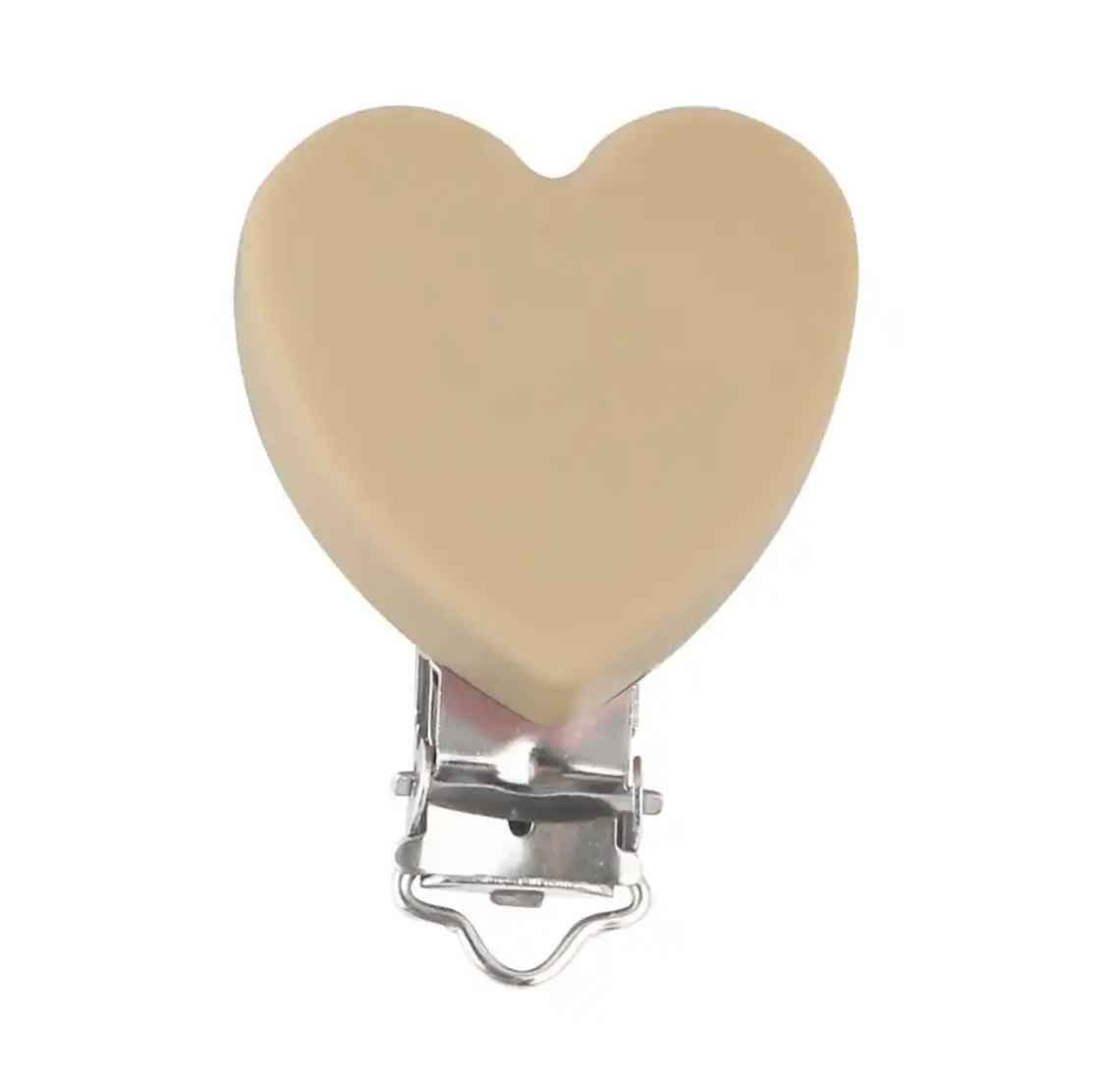 clip silicone a cuore