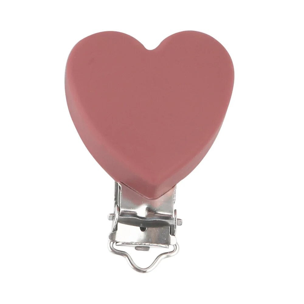 clip silicone a cuore