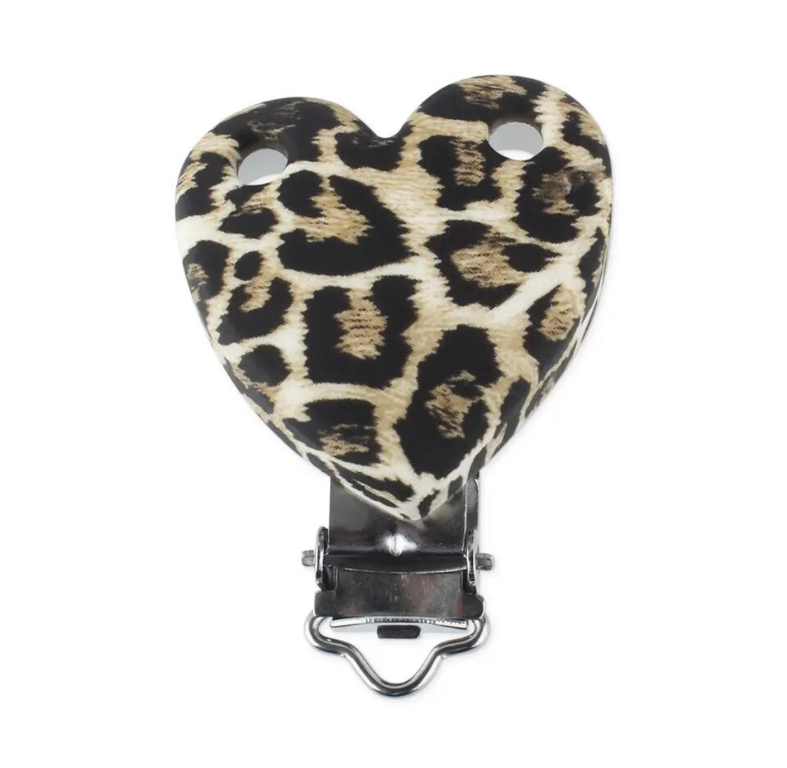 clip silicone a cuore maculata