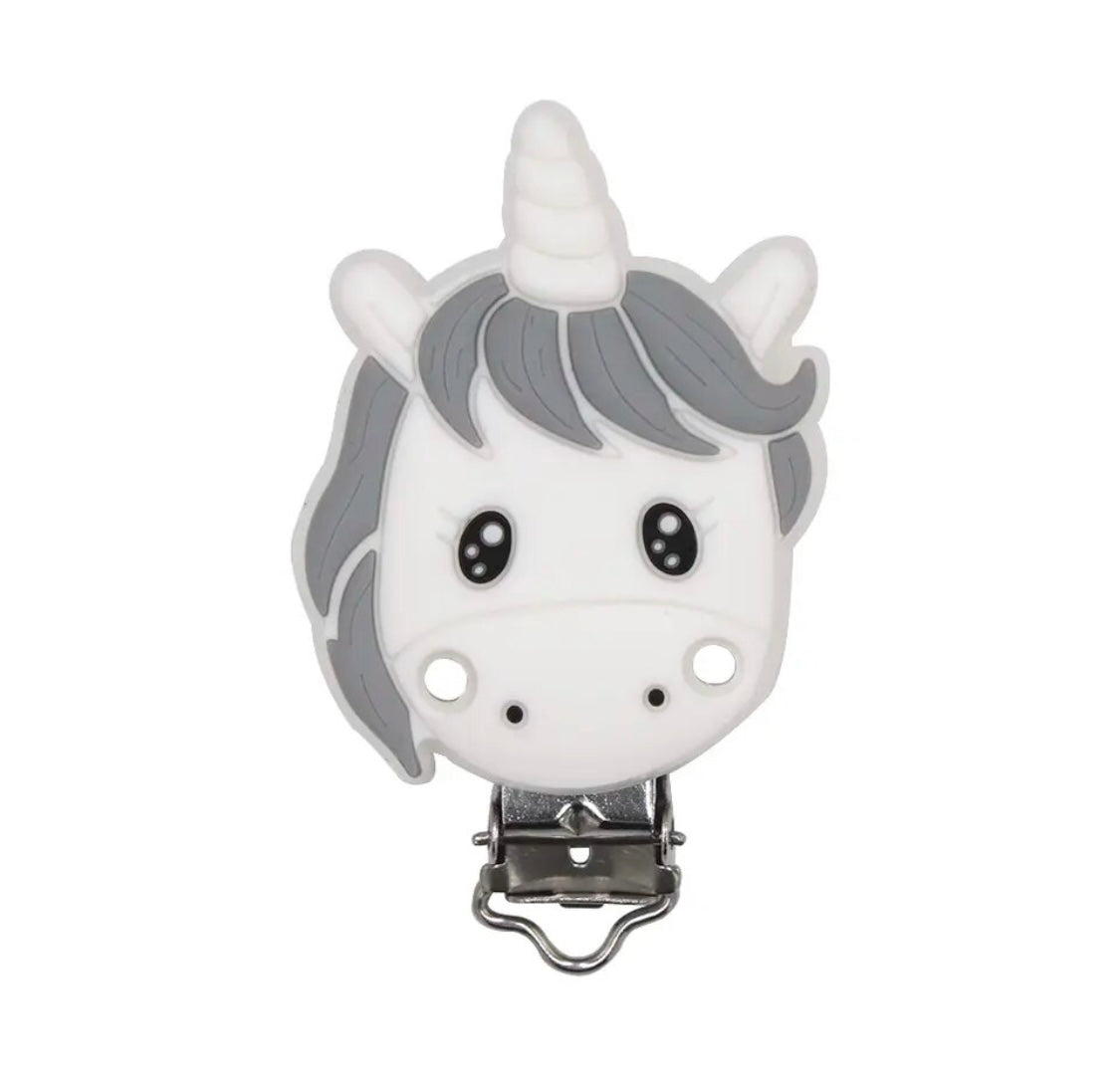 clip silicone unicorno