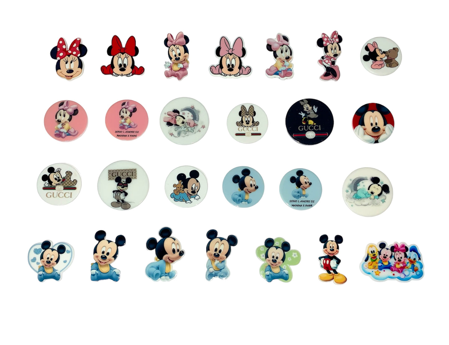 clip resina minnie/mickey