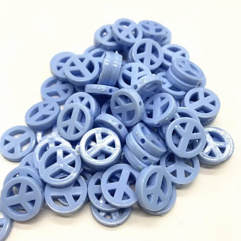 inserti in plastica simbolo pace