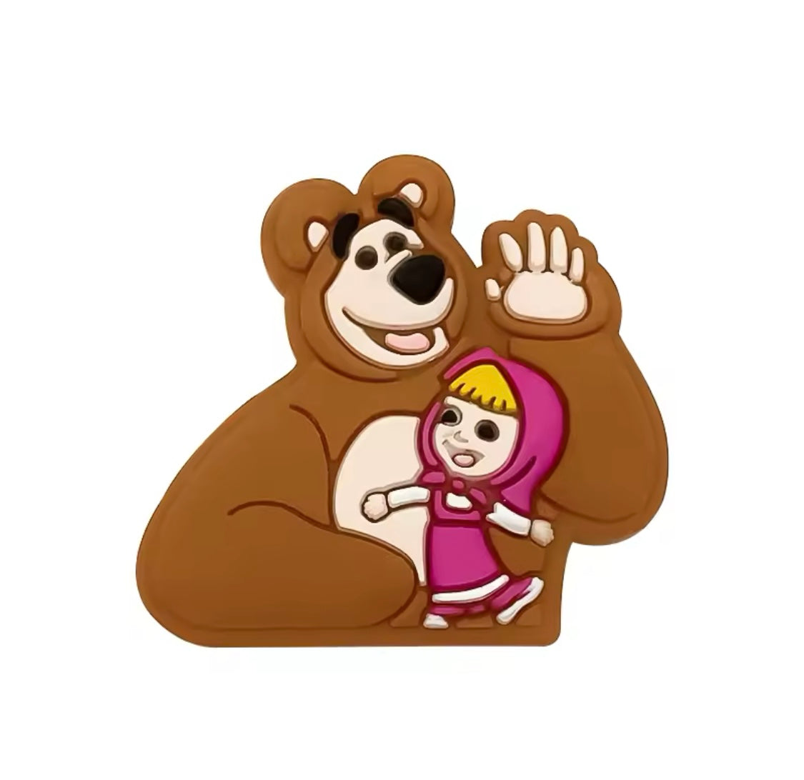 Figura silicone Masha e Orso