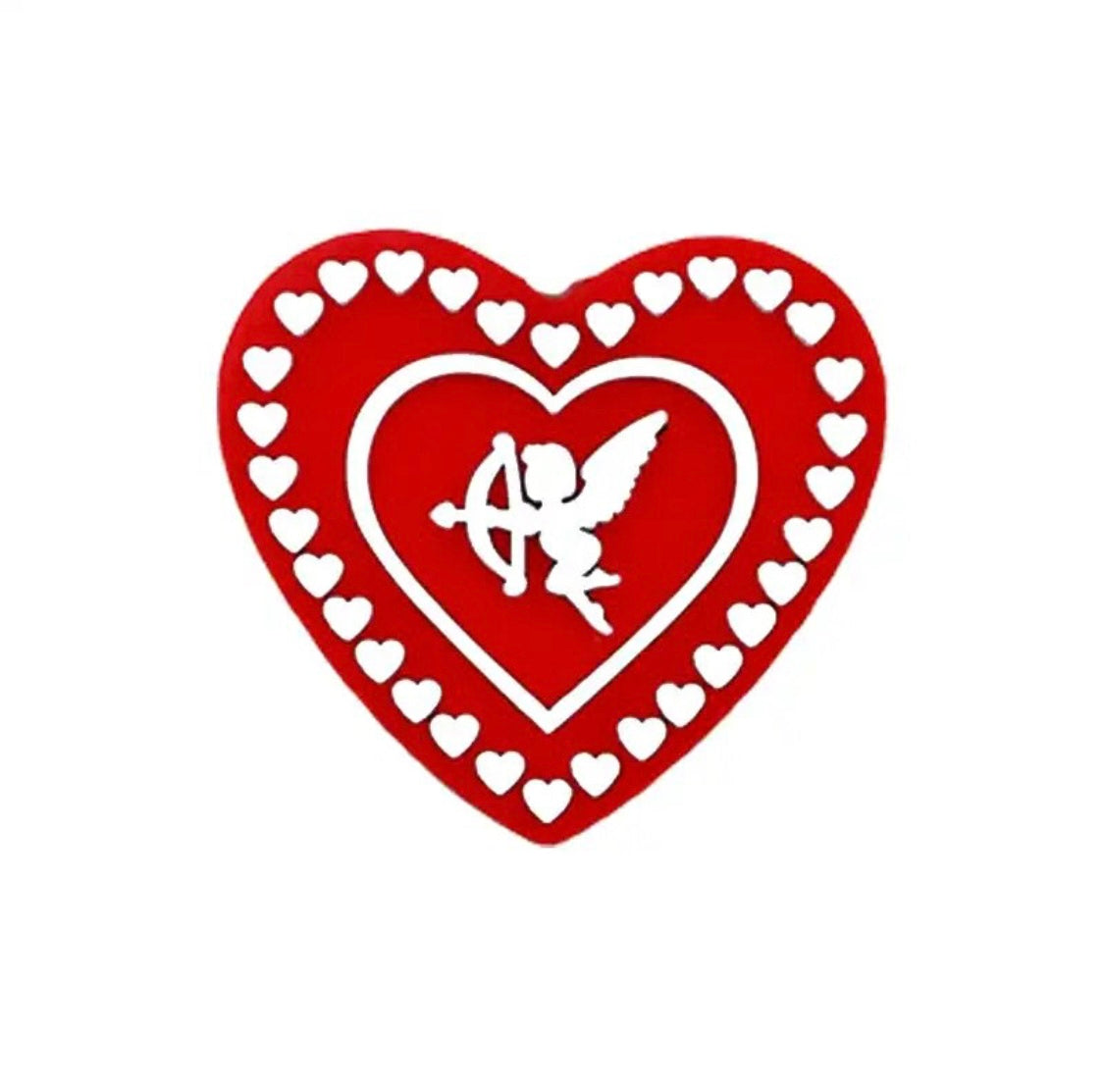 figura silicone cupido cuore