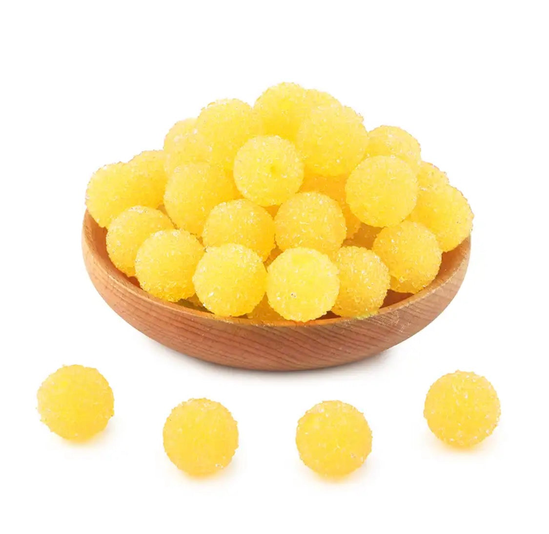 perline resina effetto zucchero