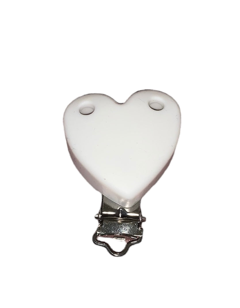 clip silicone a cuore