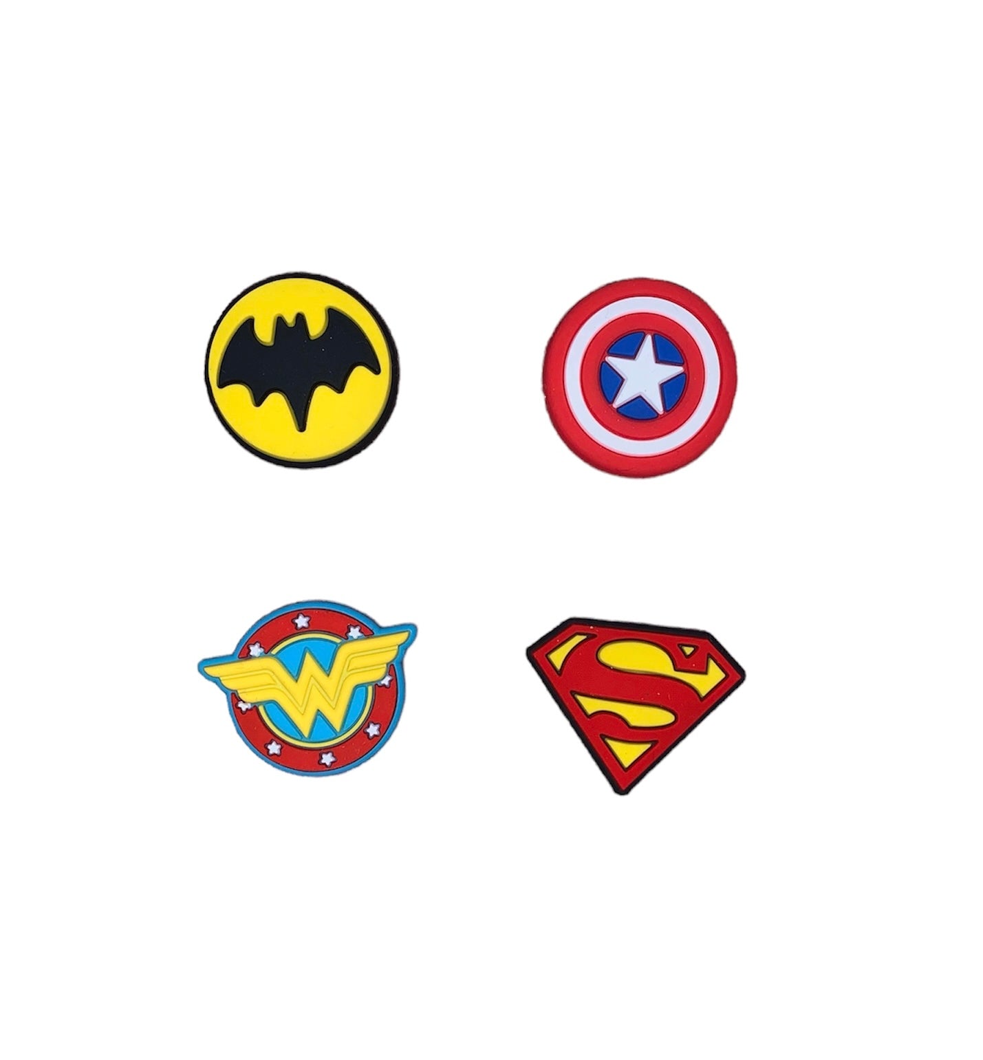 figura silicone supereroi logo