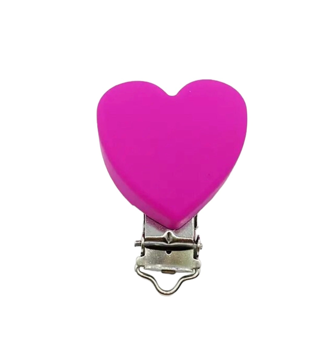 clip silicone a cuore