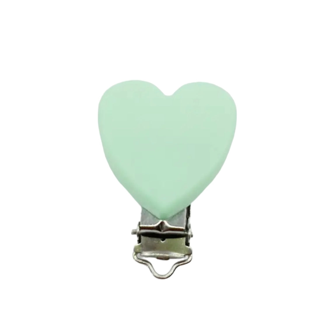 clip silicone a cuore