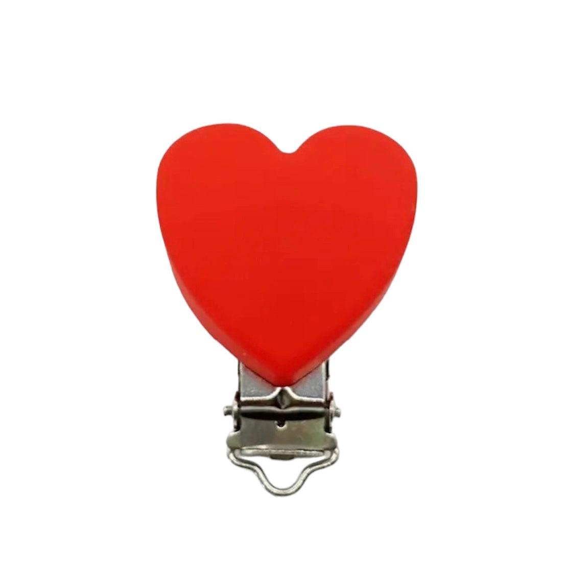 clip silicone a cuore