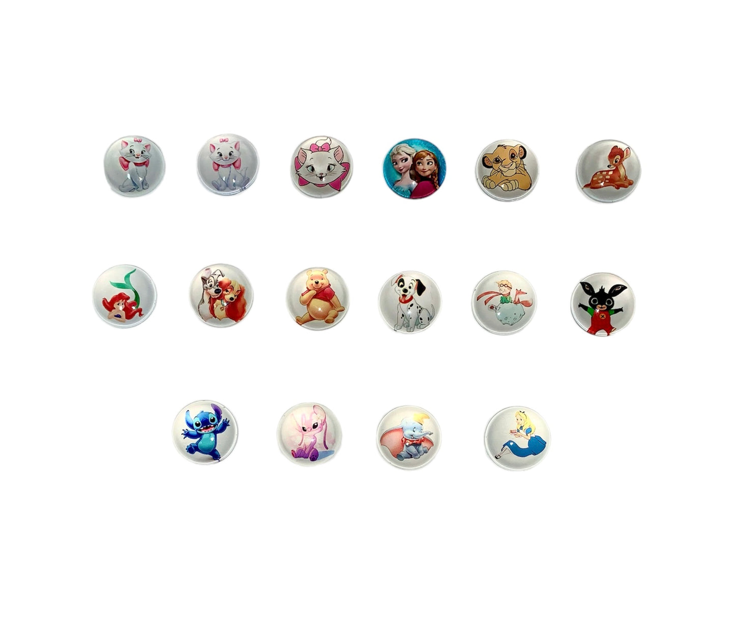 inserti vetrini 3D personaggi