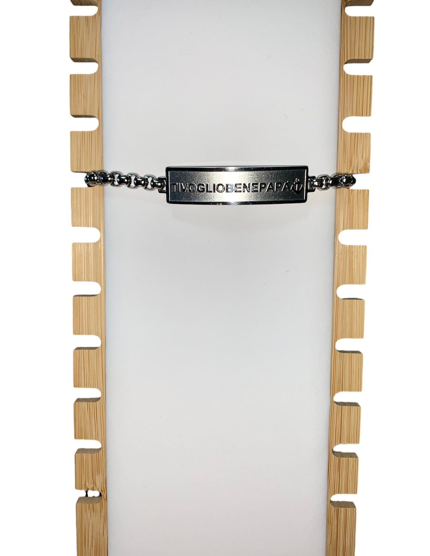 bracciale "ti voglio bene papà"