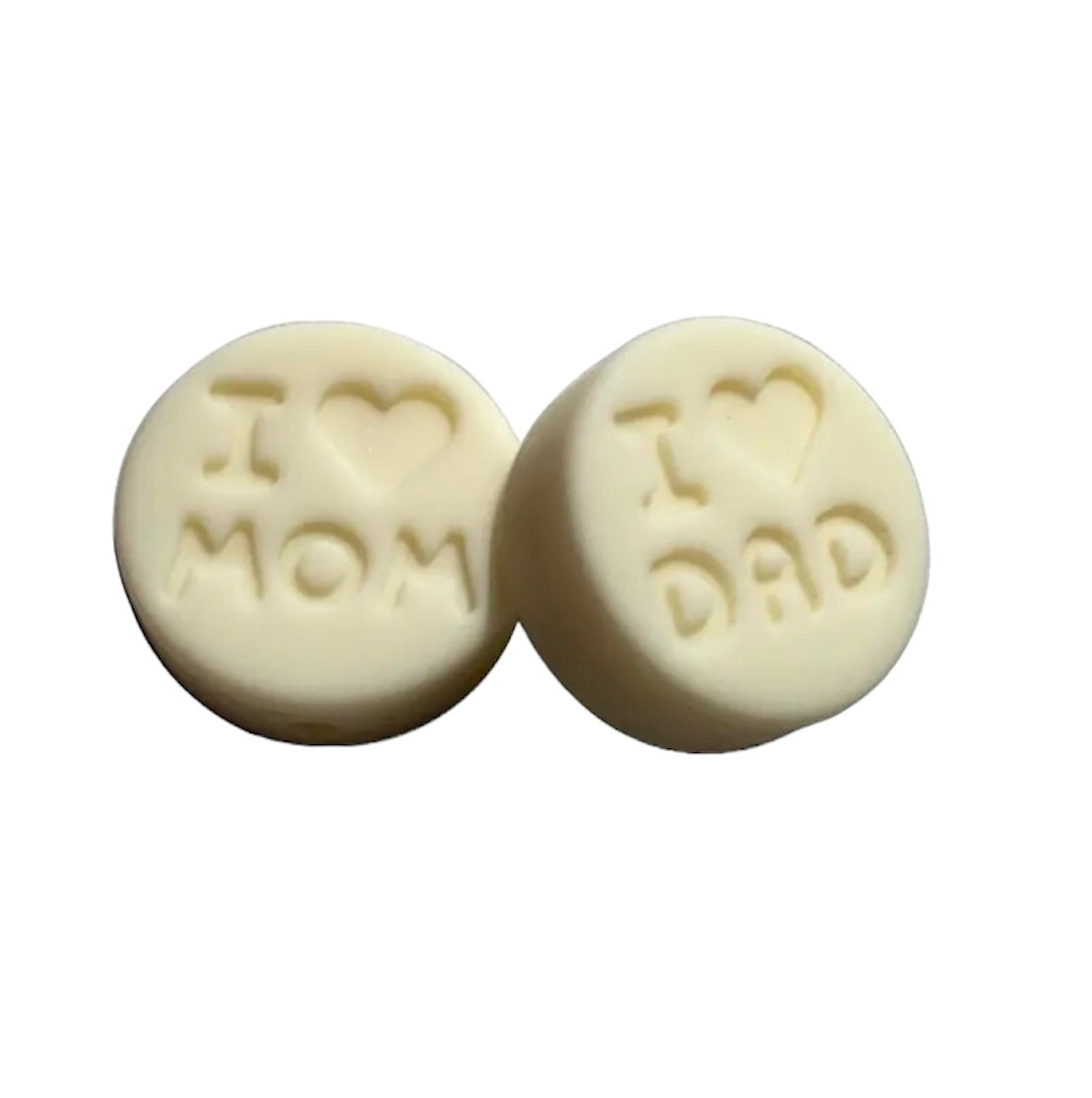 figura i love mom/dad incisi