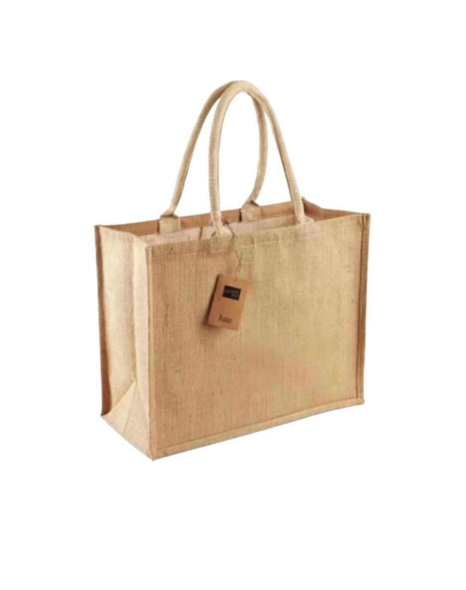 borsa juta personalizzata in tricotin