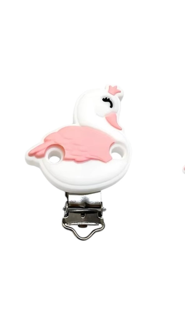 Clip silicone cigno