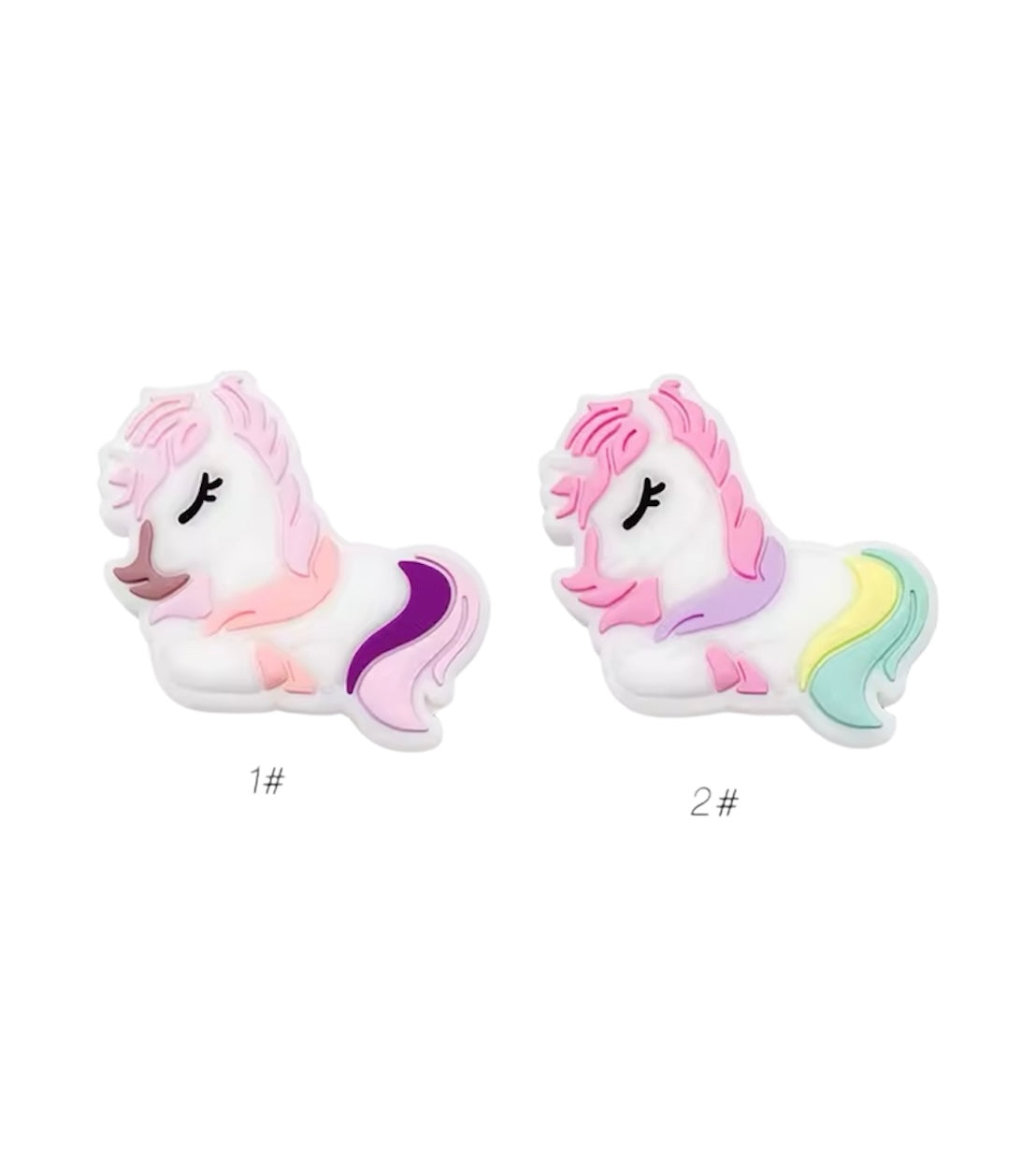 Figura silicone unicorno nuovo