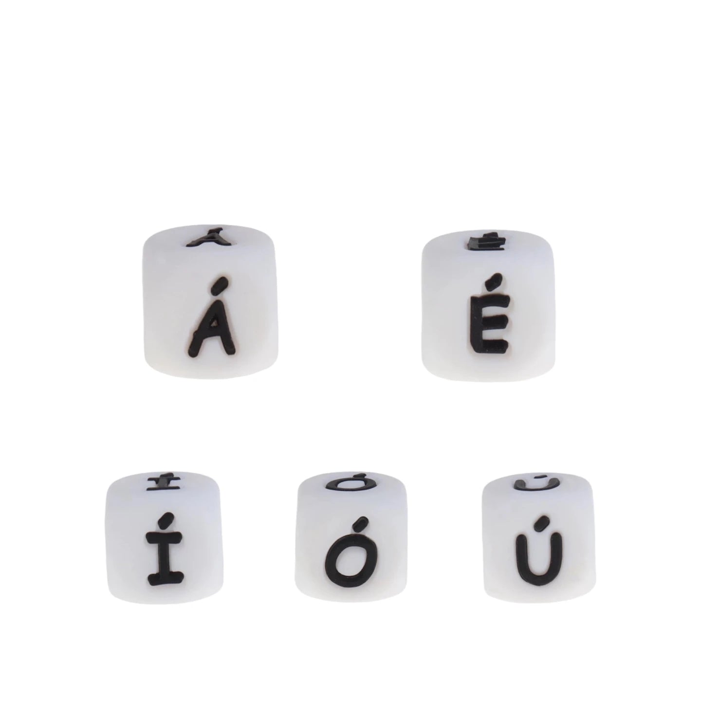 lettere silicone accentate