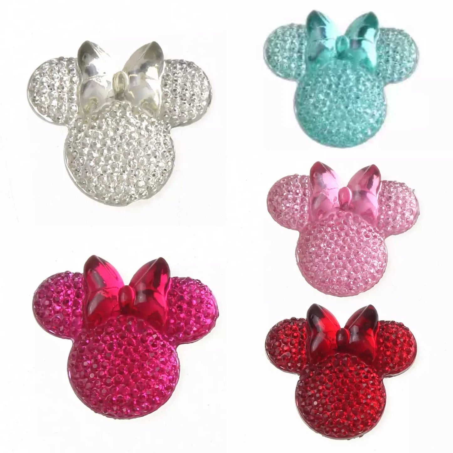 clip resina minnie strass
