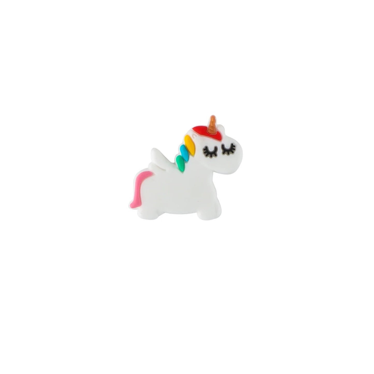 figura silicone unicorno rainbow