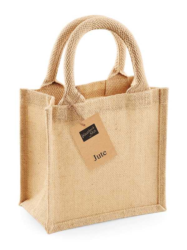 borsa juta personalizzata in tricotin