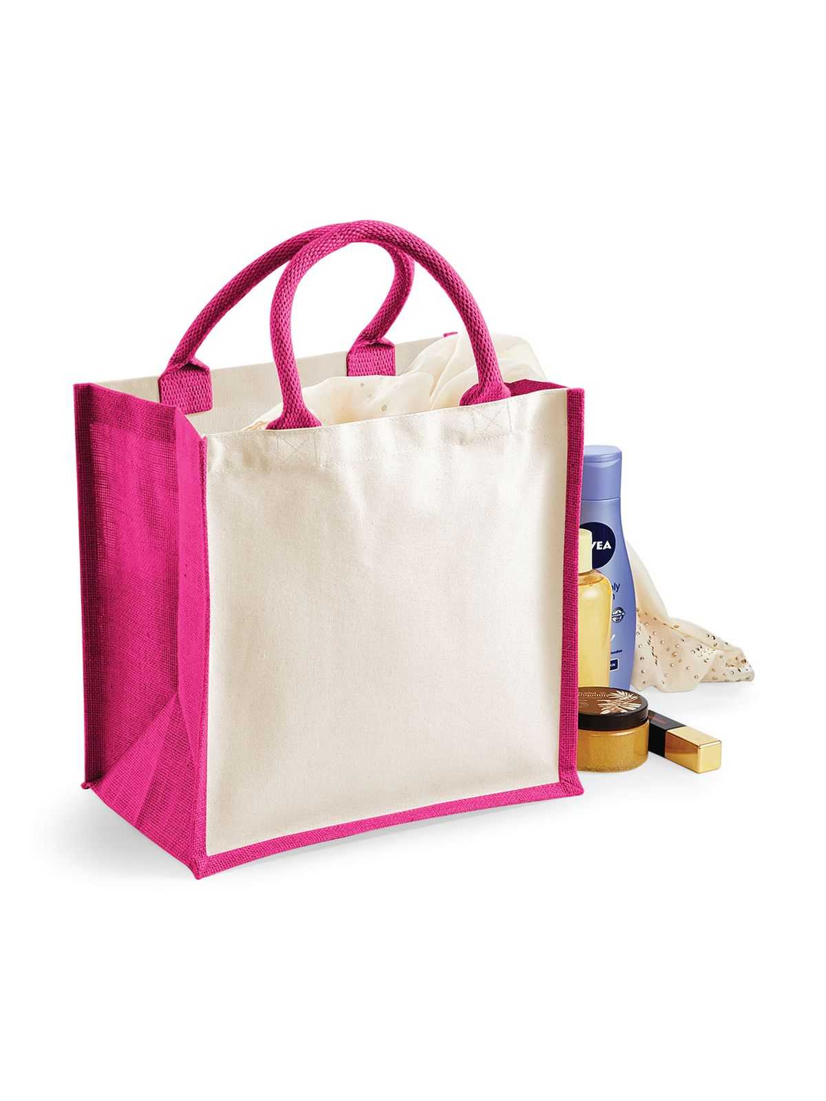 borsa juta personalizzata in tricotin
