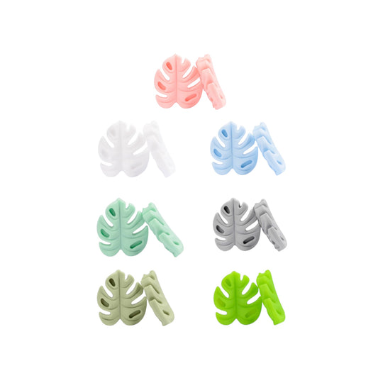 figura silicone foglia traforata