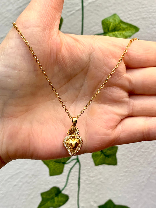 Collana cuore sacro