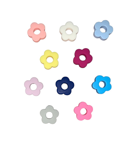 figura silicone fiore con foro