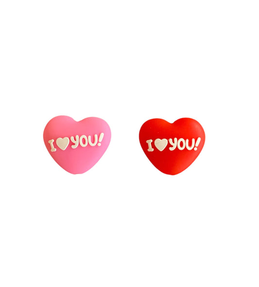 figura silicone cuore I LOVE YOU